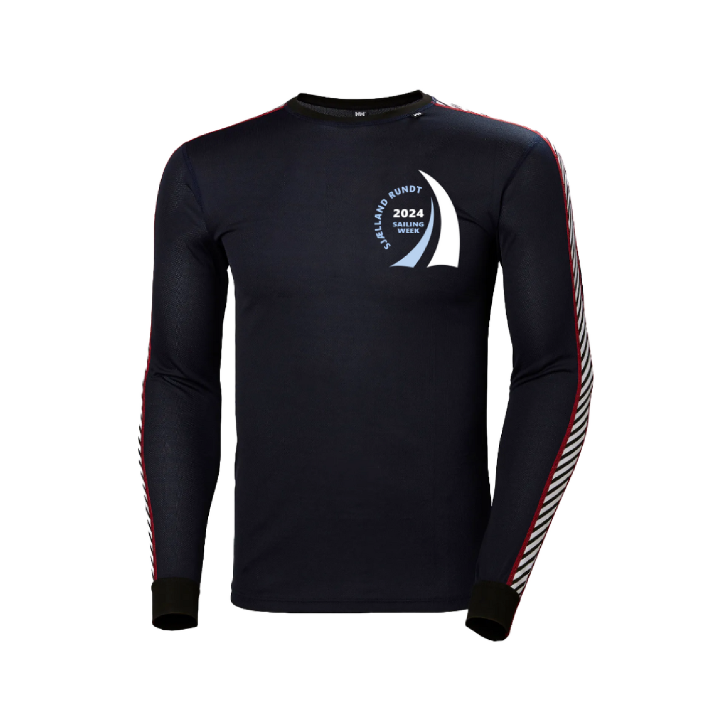 HH LIFA - Stripe Long-Sleeve Crew Base Layer